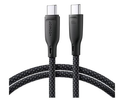 Kabel USB JoyRoom Multi-Color Series kabel USB-C / USB-C PD 60W 1m czarny